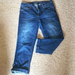 Kut crop straight leg jean